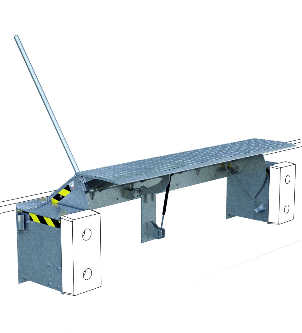 Zweite Mechanische Ladebrücke