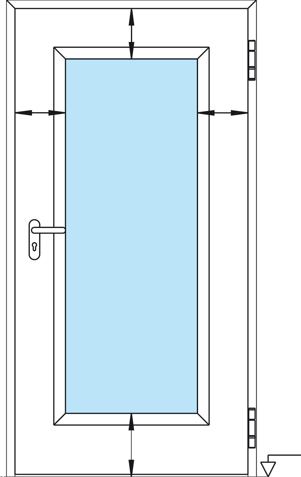 Maximalverglasung
