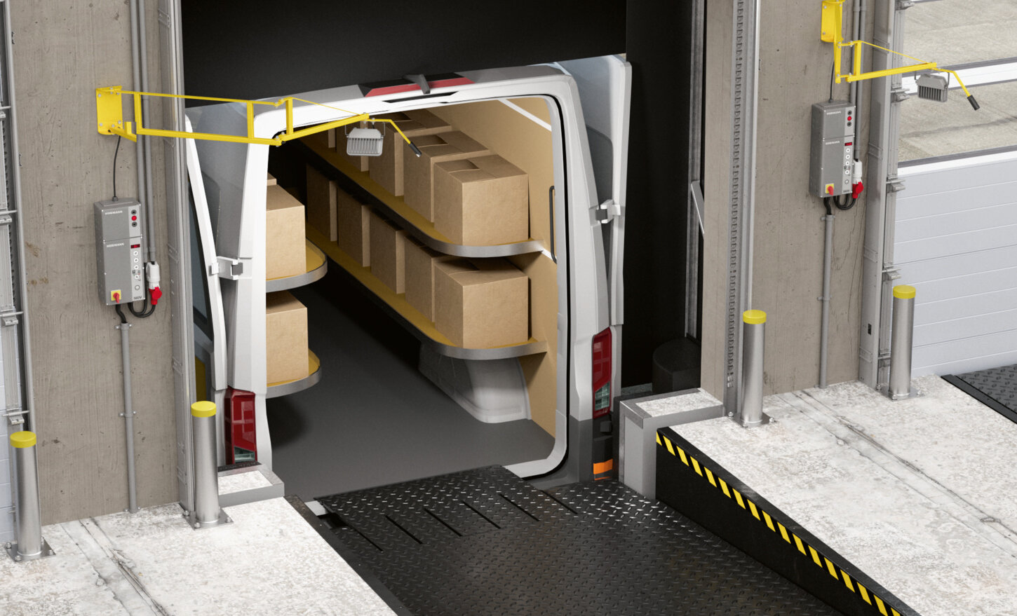 Mechanische und hydraulische Ladebrücken