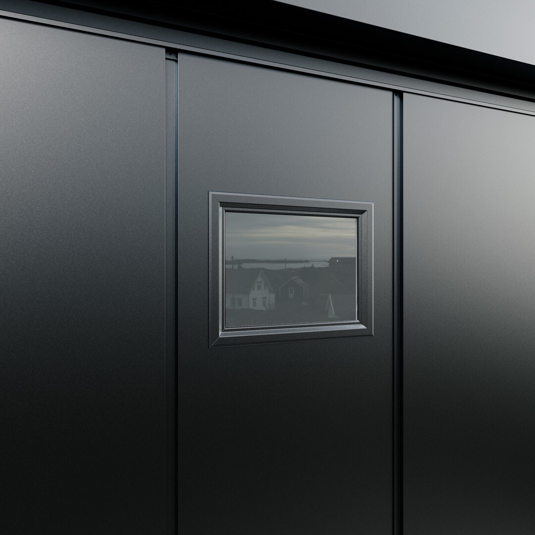 Standard Verglasung mit Sicherheitsglas (ESG) 4 mm, (BxH) 350 x 268 mm