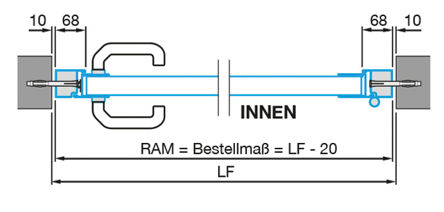 Stahl-Nebentür