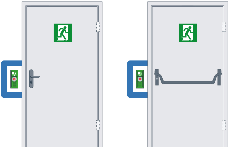Flucht- und Rettungswegterminals