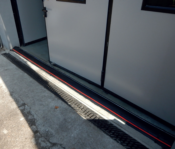 Hochwasserschutz - Schwelle