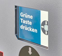 Kontrastreiches Farbdisplay