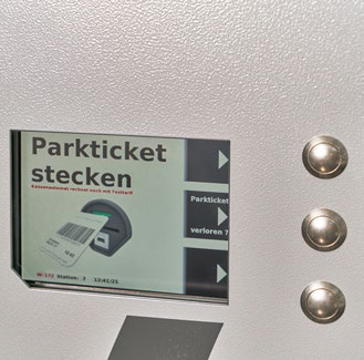 Kontrastreiches Farbdisplay
