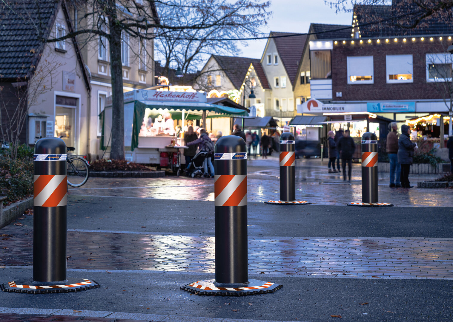 Mobile Fahrzeugsperre OktaBlock