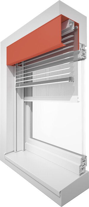 Vorbaurollladen rollgeformt, 20°/45°/90° (A9, MY 442)