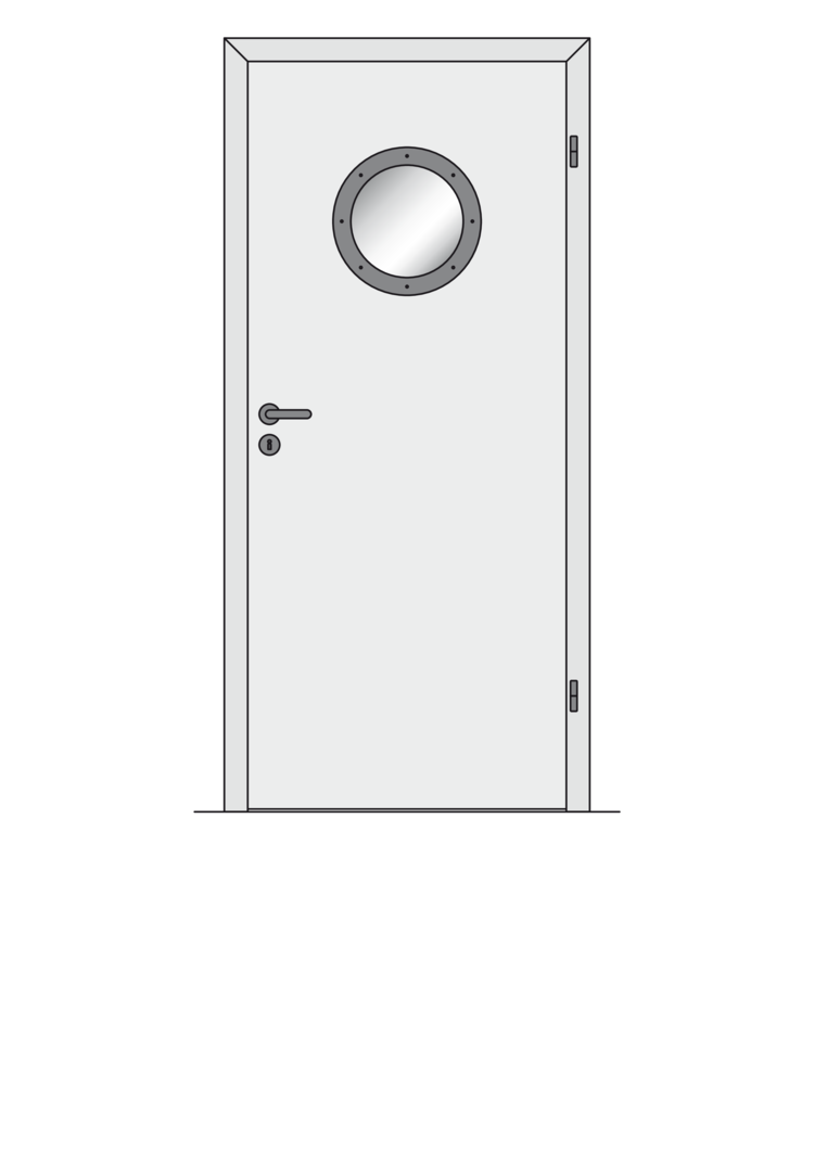 LA13-Bullauge schwarz