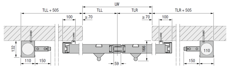 2-flüglige Ausführung