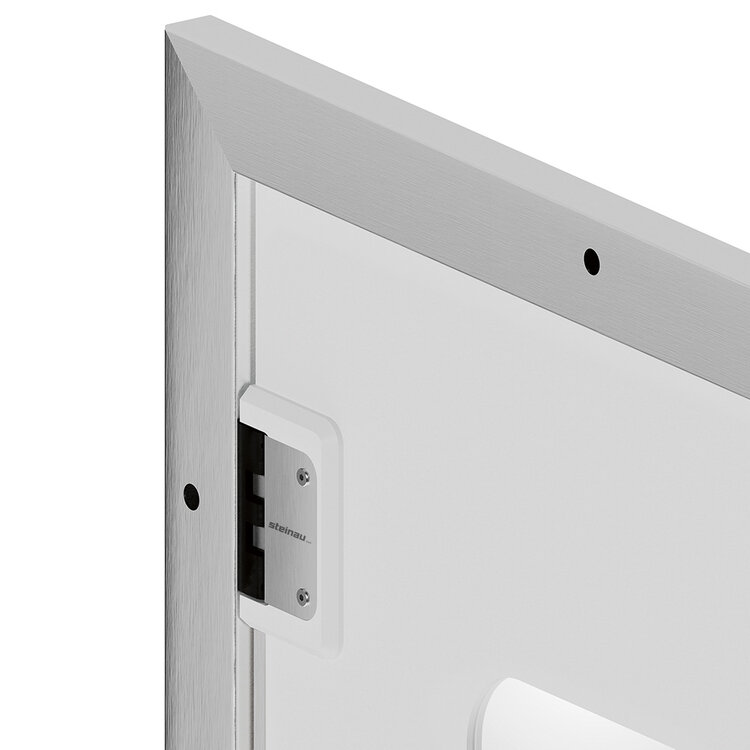 Blockzarge vor der Wand