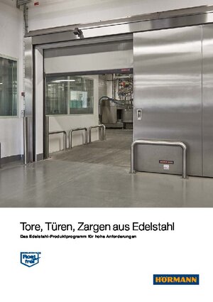 Tore Tueren und Zargen aus Edelstahl