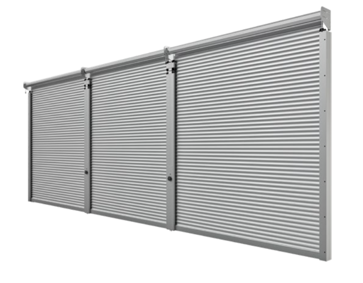 Variable Toröffnung durch separat genutzte einzelne Tore →