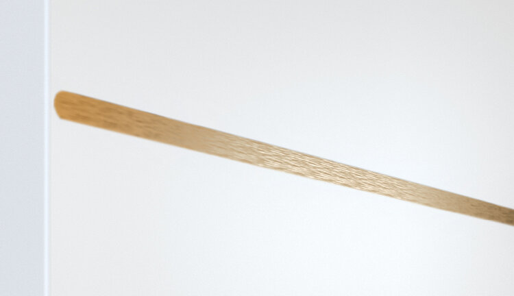 Lisenen in Gold-Optik