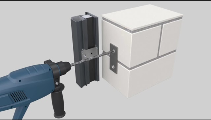 Rohrrahmenmontage - Schweißmontage Mauerwerk/Beton