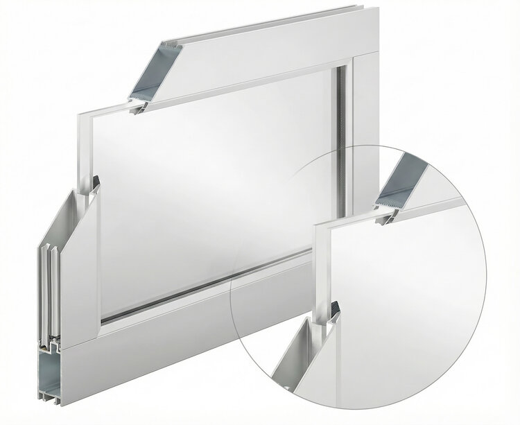 Aluminium-Glattblech (Optional)