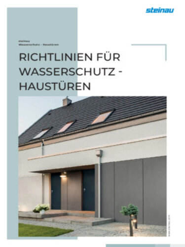 Richtlinien fuer Wasserschutz Haustueren