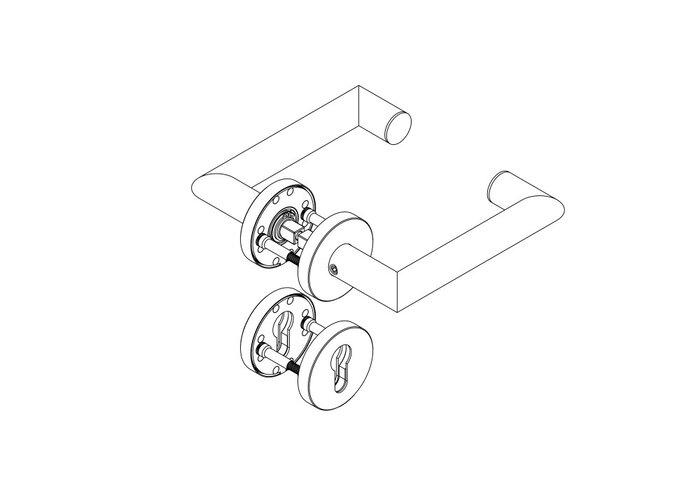 Rosettenbeschlag, D-310