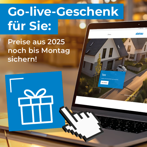 Unser Go-live-Geschenk für Sie