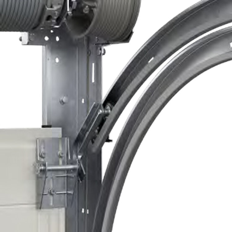 Doppellaufrollen an der obersten Lamelle