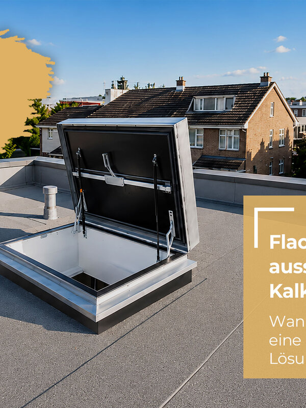 Neuer Flachdachausstieg-Kalkulator auf steinau.com
