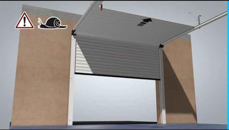 Montage Deckenlauftor