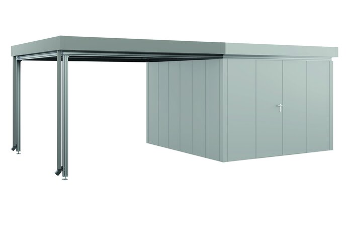 Basic PRO Gerätehaus Flachdach mit Lounge BFDV 11 (2.100) 