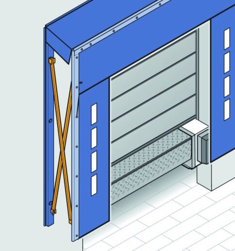 Robuste Scherenarmkonstruktion
