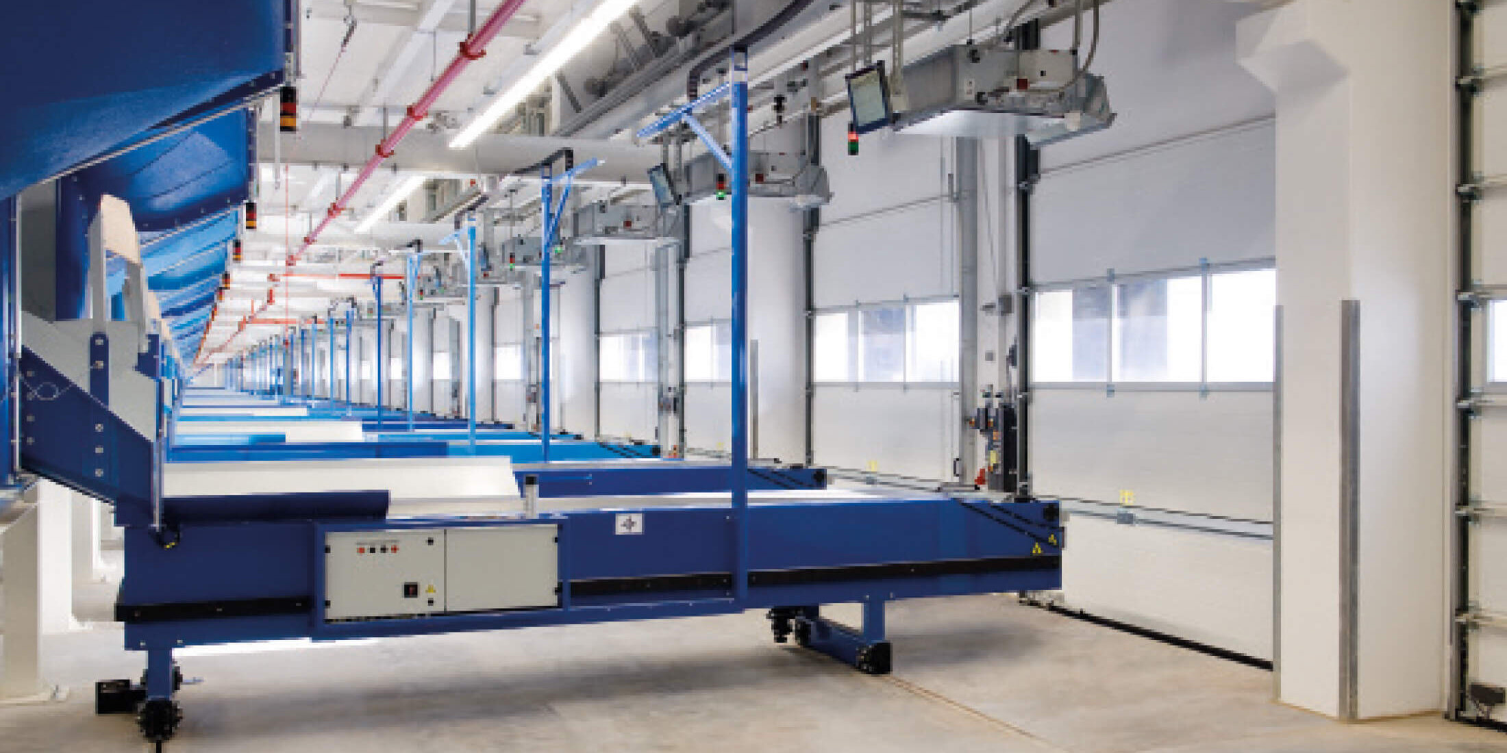 Doppelwandige Stahl-Lamellentore