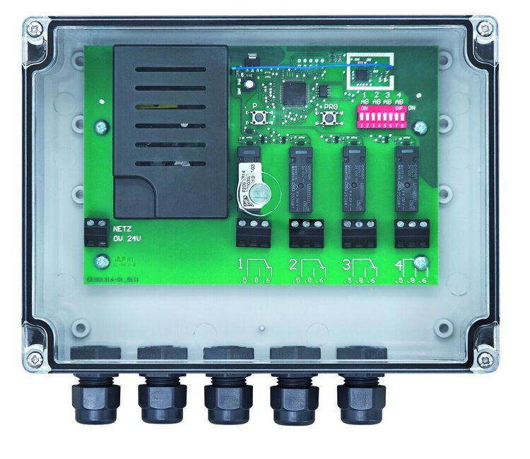 4-Kanal-Relais-Empfänger<br>HER 4 BS