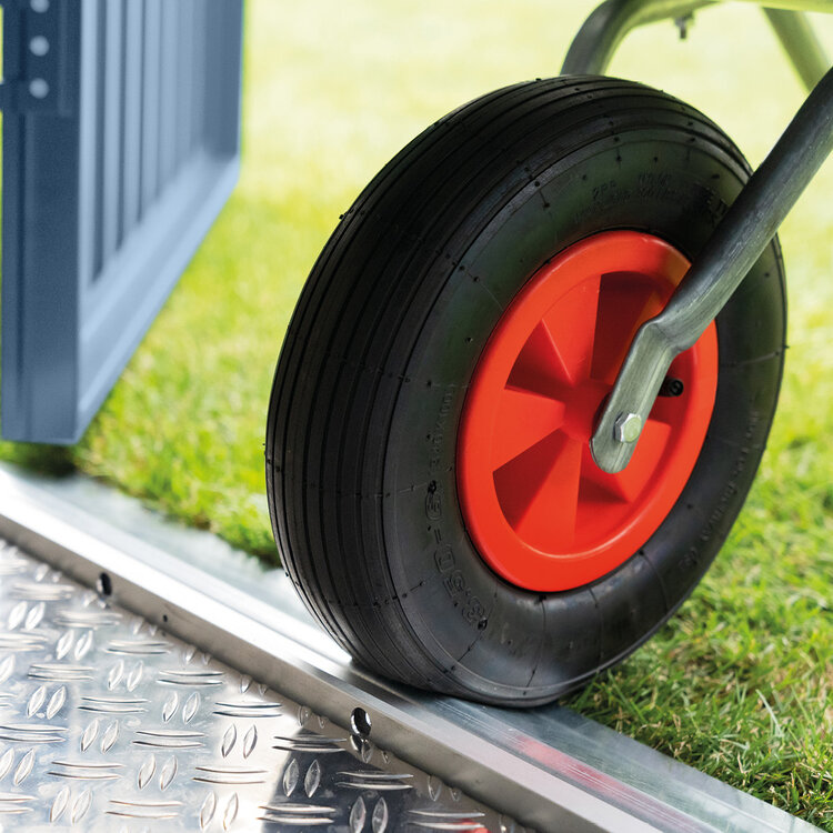 Bodenschwellenrampe außen (für 1- und 2-flügelige Türen)