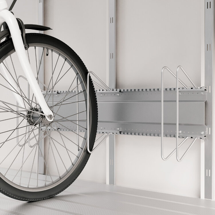 Waagerechter Fahrradhalter für 3 Fahrräder