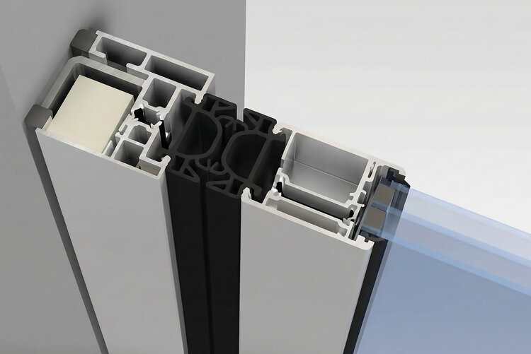 Montage vor der Laibung