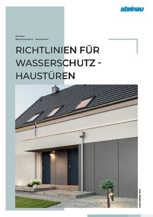 Richtlinien fuer Wasserschutz - Haustueren