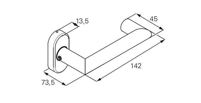 Ovalrosettenbeschlag, D-315