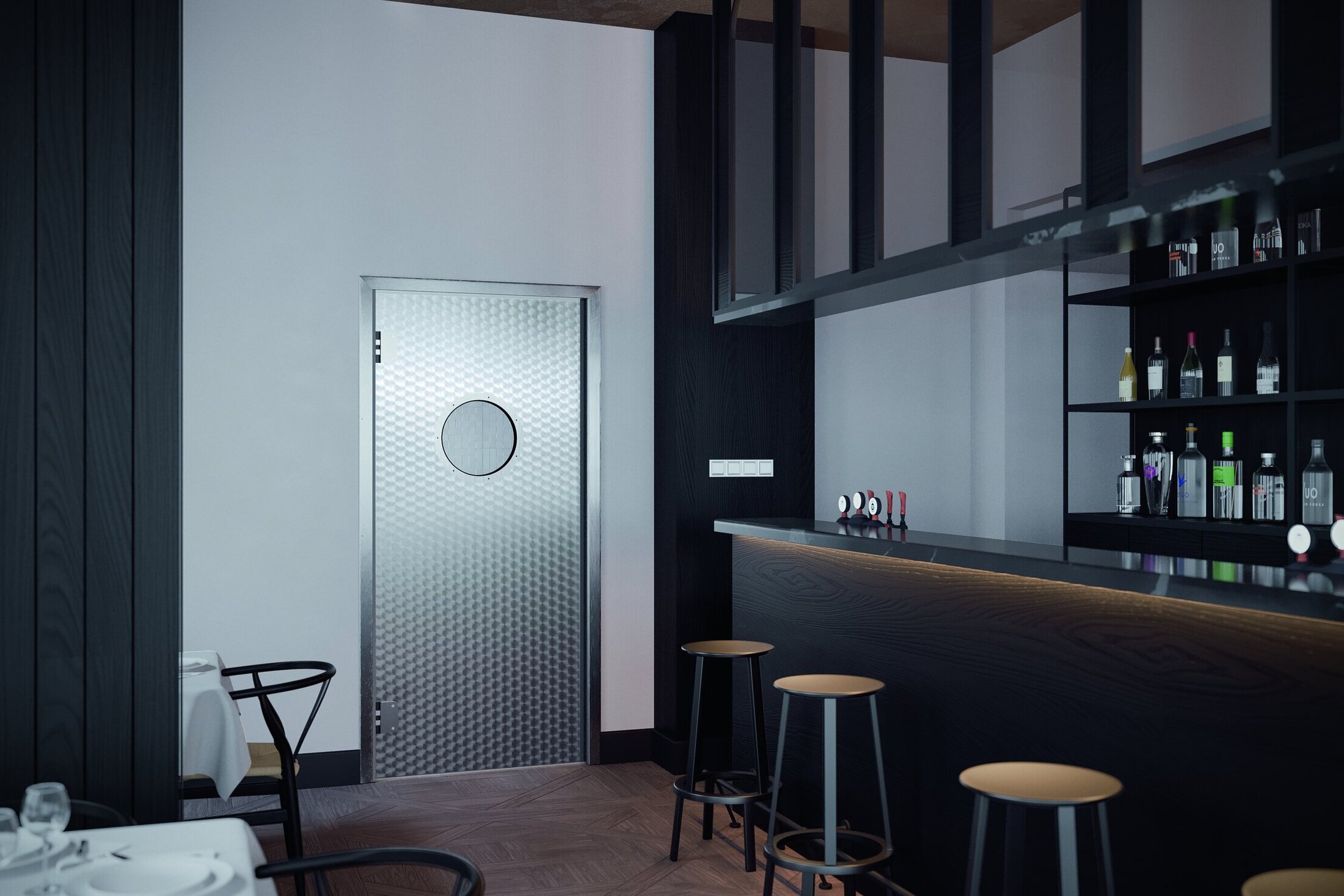 Pendeltüren Edelstahl