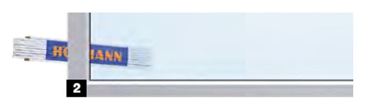 Kunststoff-Doppelscheibe, klar