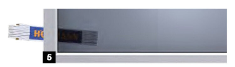 Kunststoff-Doppelscheibe, grau getönt