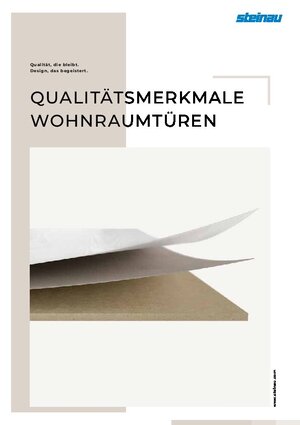 Wohnraumtueren Qualitaetsmerkmale
