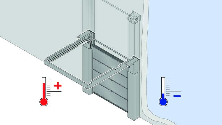 Zuleitung für Heizung
