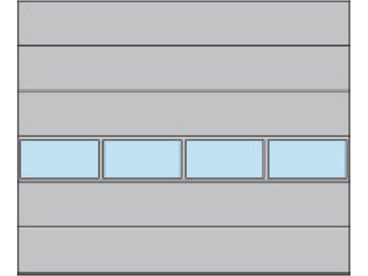 Torbreite bis 5.500 mm<br /> (Beispiel 5.500 × 4.500 mm)