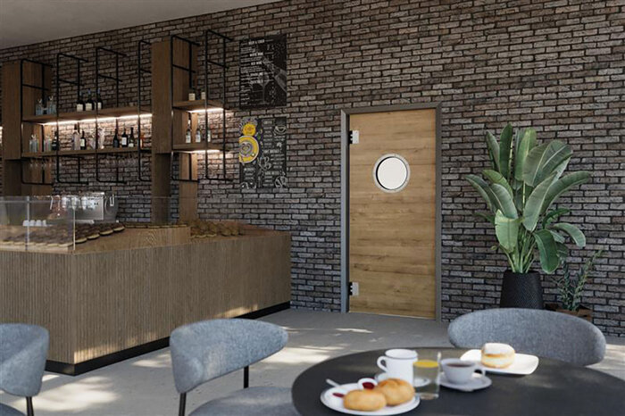 Pendeltür 2-flüglig Holz