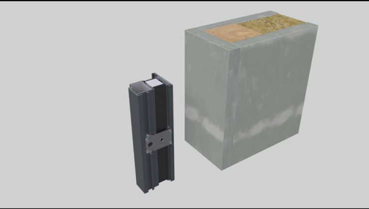 Rohrrahmenmontage - Schraubmontage Holz/Ständerwand