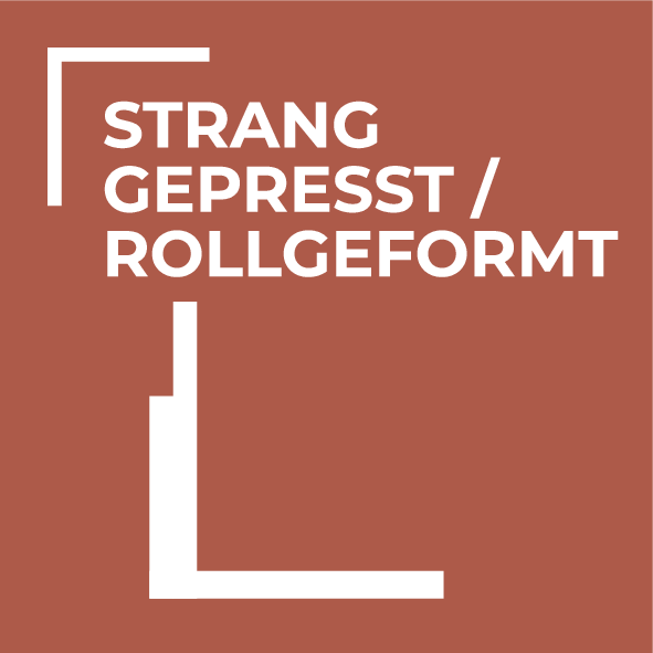 Stranggepresst oder rollgeformt