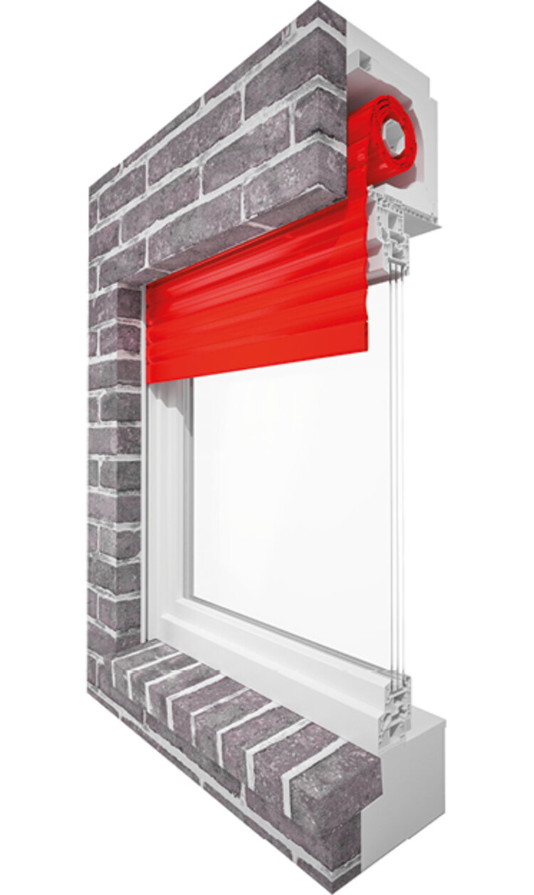 Rollläden als Klinkervariante