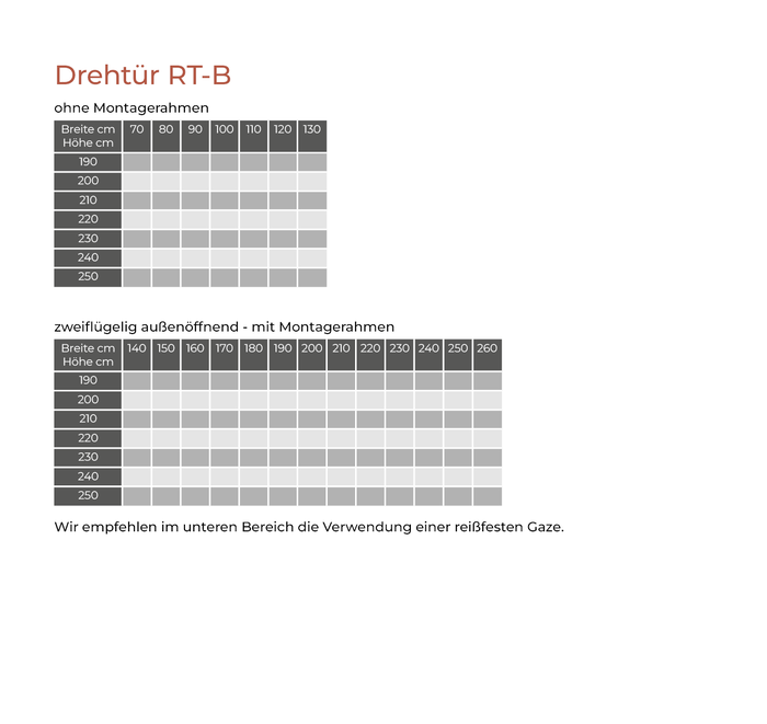Insektenschutz-Drehtür (RT-B)