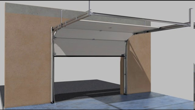 Montage Garagen-Sektionaltor DWS-P inkl. Antrieb P80-3