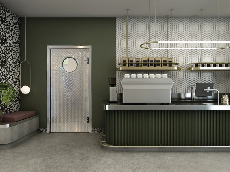 Pendeltüren Edelstahl