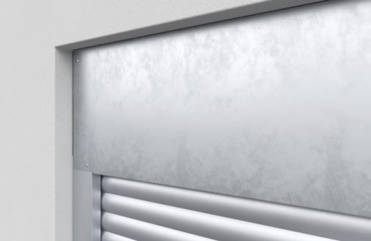 Sturzblende aus verzinktem Stahl