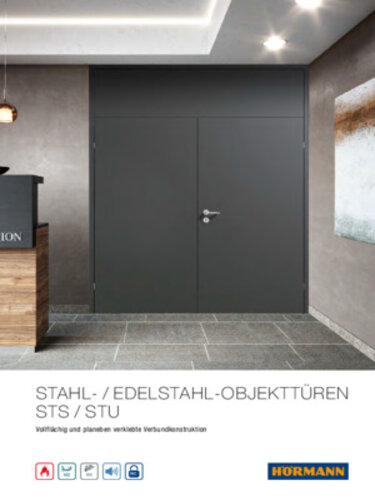 Stahl und Edelstahlobjekttueren STS STU