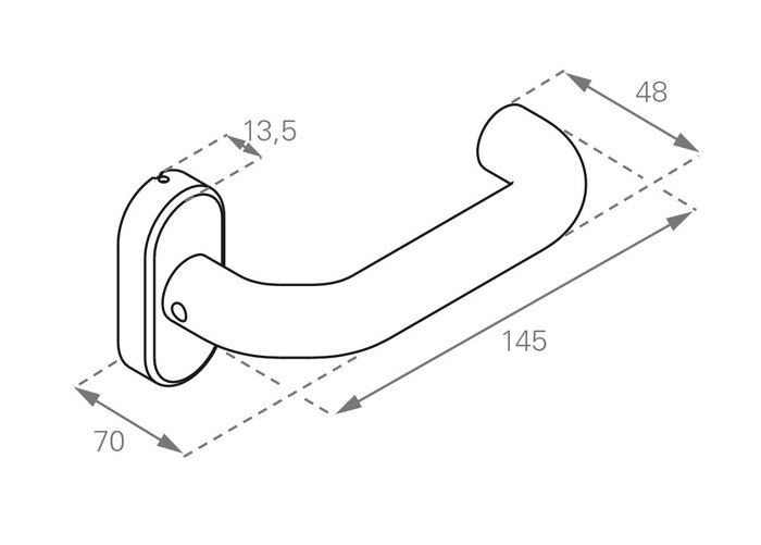 Ovalrosettenbeschlag, D-115